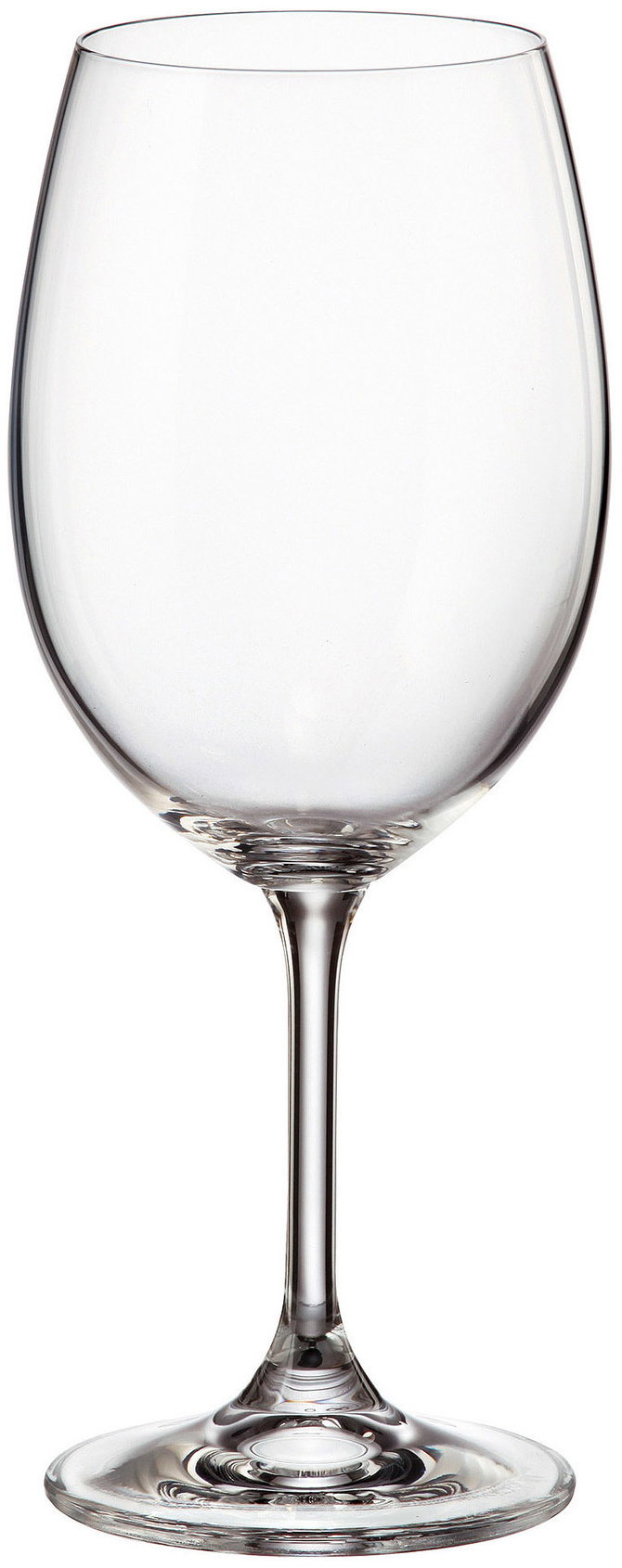 Crystalite Bohemia KLARA/SYLVIA 6 darab, 450 ml, vörösbor