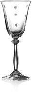 Bohemia Crystal Set of 6 white wine glasses 185 ml ANGELA STARDUST - Glass