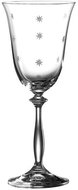 Bohemia Crystal Set of white wine glasses 6 pcs 250 ml ANGELA STARDUST - Glass