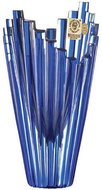 Caesar Crystal Bohemiae cut Vase Mikado 155mm - blue - Vase