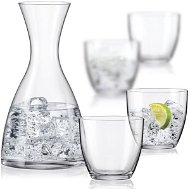 Crystalex WATER SET karafa a poháre na vodu 5 ks - Pohár