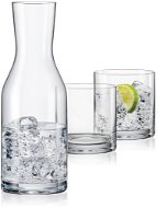 Crystalex WATER SET Sada karafa a 2 ks pohárov na vodu 280 ml BARLINE - Karafa