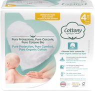 Corman Cottony Disposable Organic Cotton Baby Diapers No.4 (7-18 kg) - 28 pcs - Disposable Nappies