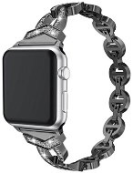 Case4mobile Řemínek Crystal pro Apple Watch 38/40/41mm - černý - Řemínek