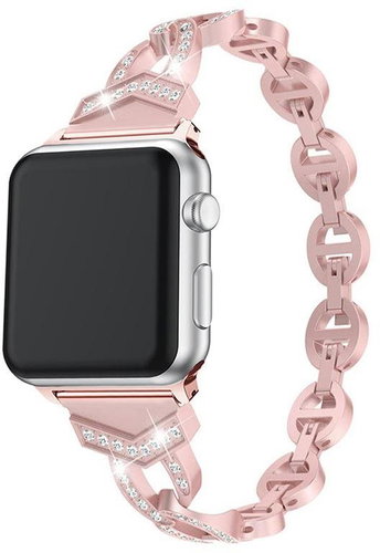 Case4mobile Řemínek Crystal pro Apple Watch 38/40/41mm - růžový - Watch Strap - Main image