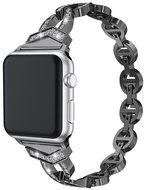 Case4mobile Řemínek Crystal pro Apple Watch 42/44/45/49 mm - černý - Watch Strap