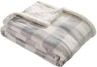 Top deka beránek 150×200 - Káro šedé - Deka