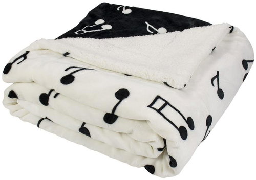 Top blanket lamb 150×200 - Pictures - Sheet music - Blanket - Main image