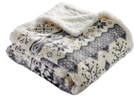 Top deka beránek 150×200 - Vločka šedá - Deka