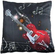 TopCushions 3D cover 45×45 - Guitar - Bed Linen