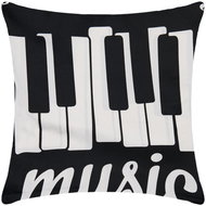 TopCushions 3D cover 45×45 - Piano - Bed Linen