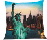 TopCushions 3D cover 45×45 - Statue of Liberty - Bed Linen