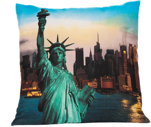 TopCushions 3D cover 45×45 - Statue of Liberty - Bed Linen - Main image