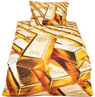 TopSheets 3D bedding 140×200+70×90 - Gold - Bed Linen