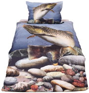TopSheets 3D bedding 140×200+70×90 - Fish - Bed Linen