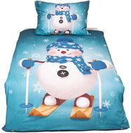 TopSheets 3D bedding 140×200+70×90 - Snowman - Bed Linen