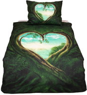 TopSheets 3D bedding 140×200+70×90 - Heart of nature - Bed Linen