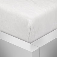 TopProstěradla Mikroflanel prostěradlo 220×200 Elegance - Bílá - Prostěradlo
