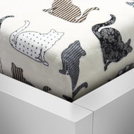TopSheets Microflannel Sheet 90×200 Pictures - Cats - Bedsheet