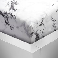 TopSheets Microflannel sheet 90×200 Pictures - Marble white - Bedsheet