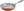 Orange ceramic-coated frying pan