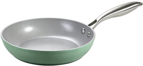 CS KOCHSYSTEME Terra 24 cm Green Ceramic-Coated Frying Pan Main image CS KOCHSYSTEME Terra 24 cm Green Ceramic-Coated Frying Pan - Pan - Main image