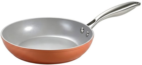 CS KOCHSYSTEME Terra 28 cm ceramic-coated frying pan, orange - Pan - Main image