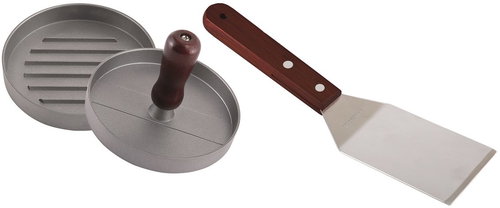 CS Solingen Burger Press Set + Turner CS-070366 - Grill Set - Main image