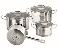 CS Solingen Stainless steel cookware set HERTEN 7pcs - Kitchenware Set