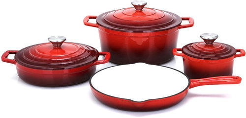 CS Solingen Cast Iron Cookware Set XANTEN 7pcs CS-067489 - Cookware Set - Main image