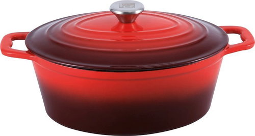 CS KOCHSYSTEME Cast iron roasting pan with lid XANTEN 27.5cm CS-070052 - Roasting Pan - Main image