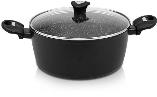 CS Solingen Casserole with marble coating MARBURG 24cm - Casserole Pot - Main image