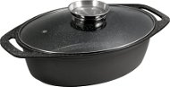 CS Solingen Marble-Coated Casserole with Aroma Lid MARBURG 32cm - Roasting Pan