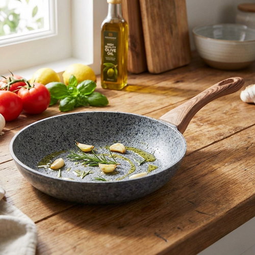 CS Solingen Frying pan with marble surface STEINFURT 28cm - Pan - Main image