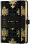 Zápisník CASTELLI MILANO Copper & Gold Baroque, veľkosť S Gold - Zápisník