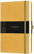Notebook CASTELLI MILANO Aqua Mustard, Size M - Zápisník