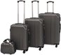 Shumee Čtyřdílná sada skořepinových kufrů na kolečkách, antracitová - Case Set