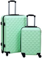 Shumee Sada skořepinových kufrů na kolečkách 2 ks, ABS, mátová - Sada kufrov