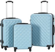 Shumee Sada skořepinových kufrů na kolečkách 3 ks, ABS, modrá - Case Set