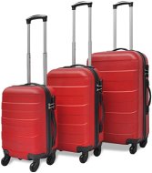 Shumee Sada tří skořepinových kufrů na kolečkách 45,5/55/66 cm, červená - Case Set