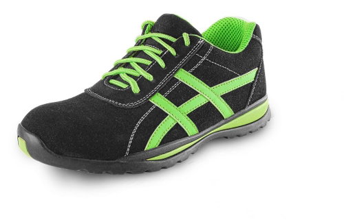 CXS Shoes Shoes Island GAVI O1, black and green, size 37 - Work Shoes - Main image