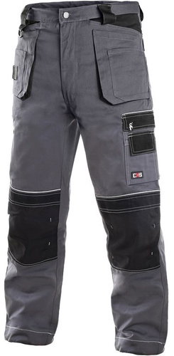 CXS ORION TEODOR waistcoat gray-black, size 48 - Work Trousers - Main image