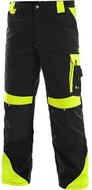 CXS SIRIUS BRIGHTON waist pants, black and yellow, size 46 - Work Overalls
