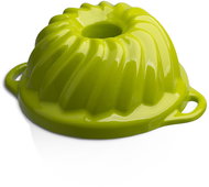 Czech Enamel Cast iron baking mould Sofie, Gourmetina, grass green - Baking Mould