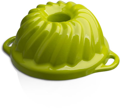 Czech Enamel Cast iron baking mould Sofie, Gourmetina, grass green - Baking Mould - Main image