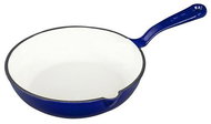 Czech Enamel Cast iron frying pan small - Tereza, Gourmetina, night blue - Pan