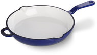 Czech Enamel Cast Iron Frying Pan Large - Magdalena, Gourmetina, night blue - Pan