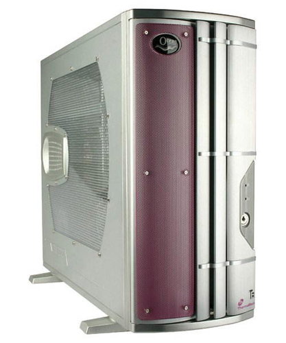 Thermalrock OceanDome RH-M010-2AW - stříbrný (silver), ATX, 5x5.25", 2+3x3.5", 5x vent, průhledná bo - - - Main image