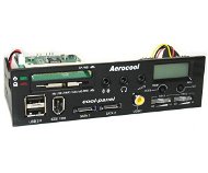 Aerocool Coolpanel Black, černý (black), panel do 5.25" pozice, 8in1 čtečka, displej, USB, FW, SATA, - -