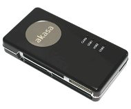 USB hub Akasa Combo AK-HC-01-BK černý čtečka paměťových karet - USB Hub